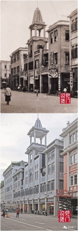 55组厦门中山路今昔对比，惊艳了整整80年，越看越感动